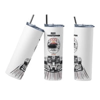 Sm - Termo Botella Termica F1 Verstappen Redbull Monoplaza Blanco 1