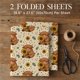 thumbnail image 4 of Papel de regalo SHSEEN 50 × 70 cm Vaca de las Tierras Altas con girasoles – Pack de 2, 4 of 7