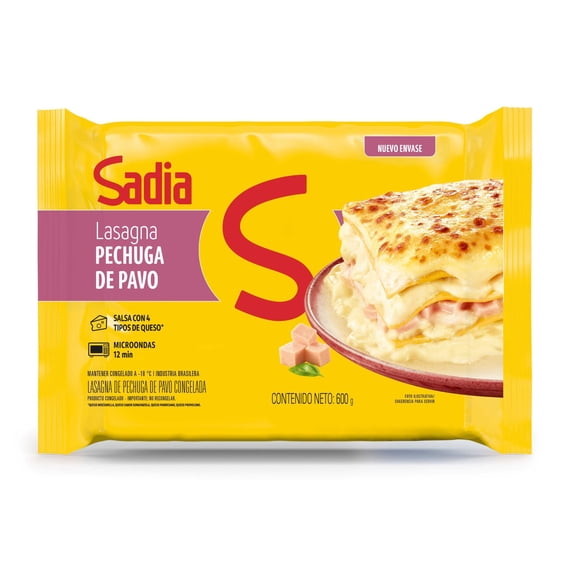 Lasagna Pechuga De Pavo, 600 g