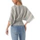 thumbnail image 3 of INSPIRE CHIC Blusa Boho para Mujer de Chifón con Mangas Murciélago Dolman Fruncidas XL Albaricoque, 3 of 6