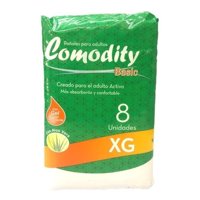 Pañales Para Adultos Comodity Basic Xg X 8 Un