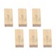 thumbnail image 3 of Juego De 6 Ganchos De Abrigo De Madera En Miniatura, Colgador De Ropa Para Juguetes De Casa De Mu?ecas 1/12, Clavija De Gancho, 3 of 5