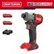 thumbnail image 3 of Kit de destornilladores de impacto inalámbricos CRAFTSMAN V20 CMCF830D2 1/4 pulgadas, 3 of 9