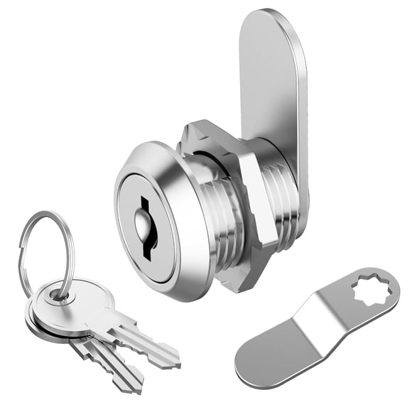 Cerradura para gabinete Jayseon, 1 pieza con llave, 5/8", llaves iguales, aleación de zinc