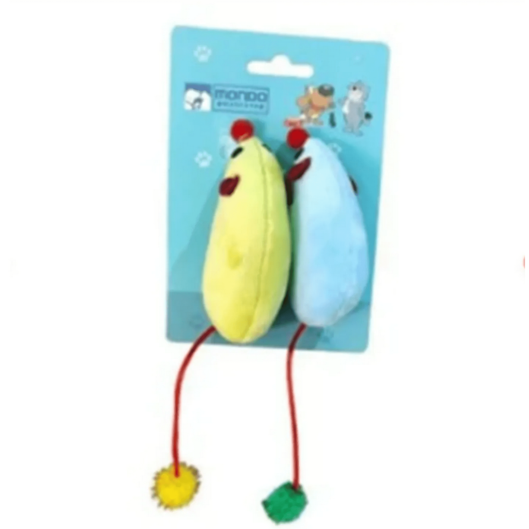 Genérico - Juguete Para Gato Raton De Peluche 2 Unidades