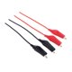 thumbnail image 4 of Juego De 4 Cables De Clip De Abrazadera De Cola Esta?ados 16 # Línea 120 Mm Juego De Cables Negros Y Rojos, 4 of 5