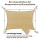 thumbnail image 5 of Vela de Sombra Shade&Beyond 244 cm x 305 cm Arena 185 GSM, 5 of 6