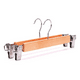 thumbnail image 1 of Pack 10 Colgador De Ropa De Madera Pinzas Gancho Ajustables, 1 of 5