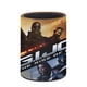 thumbnail image 3 of G.I. Joe-theme Cylinder Pen Holder Pencil Organizer with Flannel Lining PVC Leather Material Cardboard Base for study work 10*8CM, 3 of 6