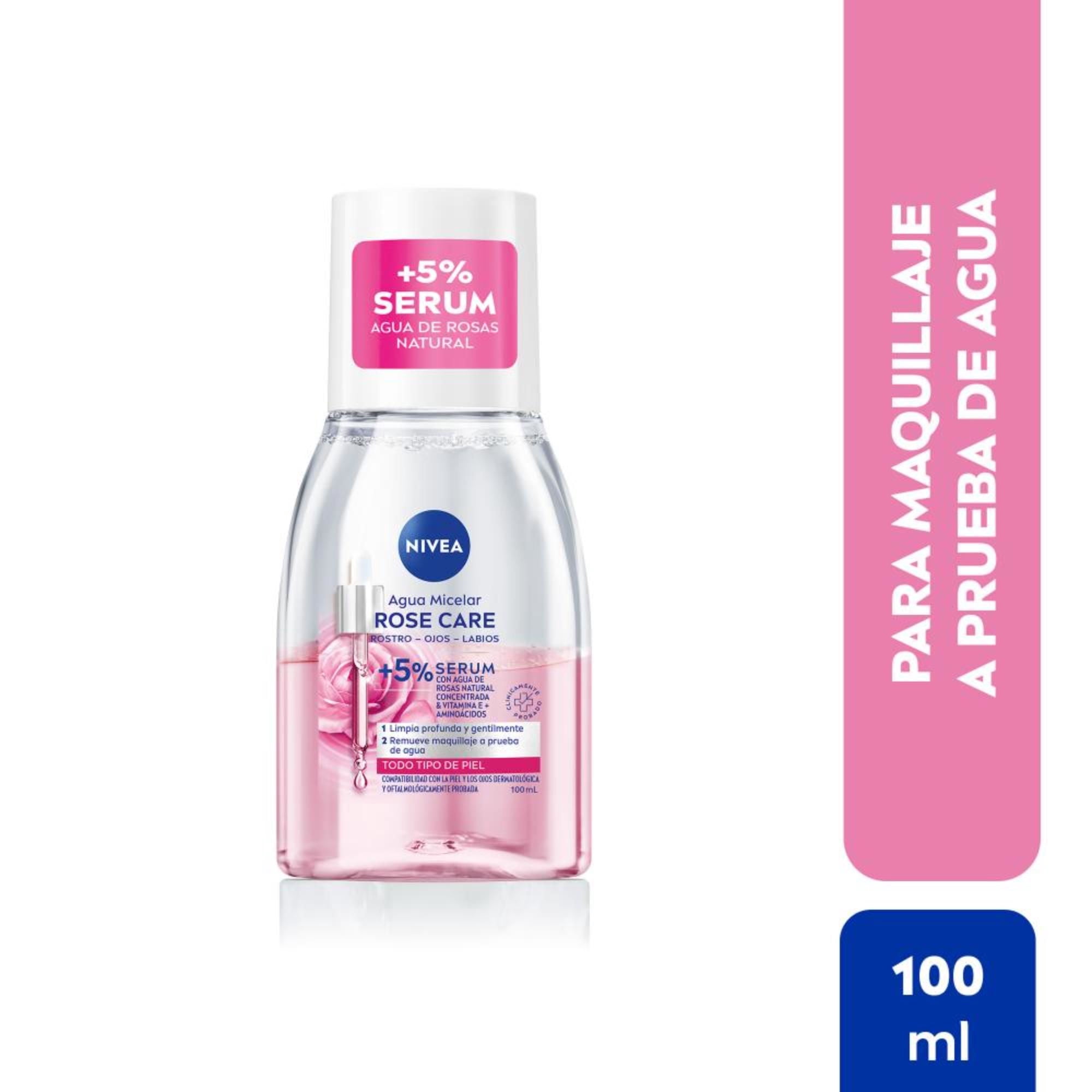 Agua Micelar Nivea Bifásica Rose Care
