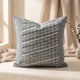 thumbnail image 4 of Pack 2 Cojines Chenille con Flecos 45x45 cm Boho Decorativos - Mykonos Gris, 4 of 8