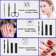 thumbnail image 2 of Set de Manicura QURIPE 7 Piezas Acero Inoxidable Negro con Estuche, 2 of 3