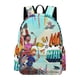 thumbnail image 1 of Los Mitchell contra las Máquinas-theme Backpack, Campus style schoolbag Bookbag with Adjustable Shoulder Straps And Large Zip Compartment, Unisex Travel Bags.42x30x15cm, 1 of 6