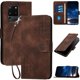 thumbnail image 1 of Funda Flip Premium Fibra de Carbono para Samsung Galaxy S20 Ultra con Soporte y Cierre Marrón, 1 of 6