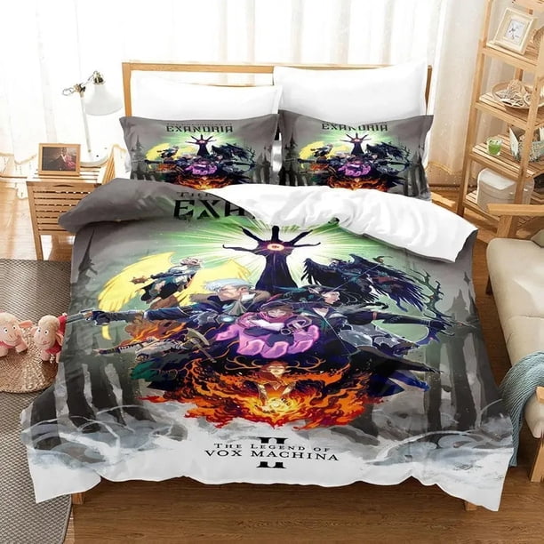 2024 Legend of vox machina game Bedding Set Bed Set Adult Kid Bedroom Duvet cover Sets Bed Sheets