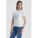 thumbnail image 2 of Polera Mujer Básica Print Diseño Crudo/Celeste, 2 of 4