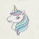 thumbnail image 4 of Polera Manga Corta Niña Lentejuelas Blanco Unicornio, 4 of 7