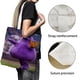 thumbnail image 3 of Grimace Bolso de tela con estampado de lienzo para mujer, bolsa de compras reutilizable y estética, con cremallera interior, regalo para mujer,38*45cm., 3 of 6