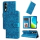thumbnail image 4 of Funda tipo cartera FOXDOCK para Vivo Y29s 5G , diseño girasol en relieve, cuero PU, cierre magnético, soporte y tarjetero, 4 of 5