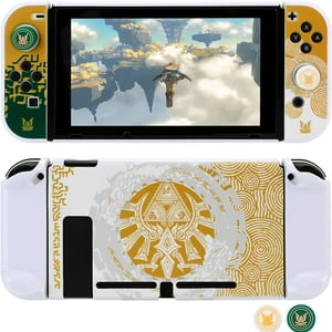 Funda Protectora Aaronmei Nintendo Switch Oled Blanco
