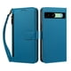 thumbnail image 1 of Funda Tipo Billetera para Google Pixel 8A con Soporte y Bolsillo con Cierre Azul, 1 of 1