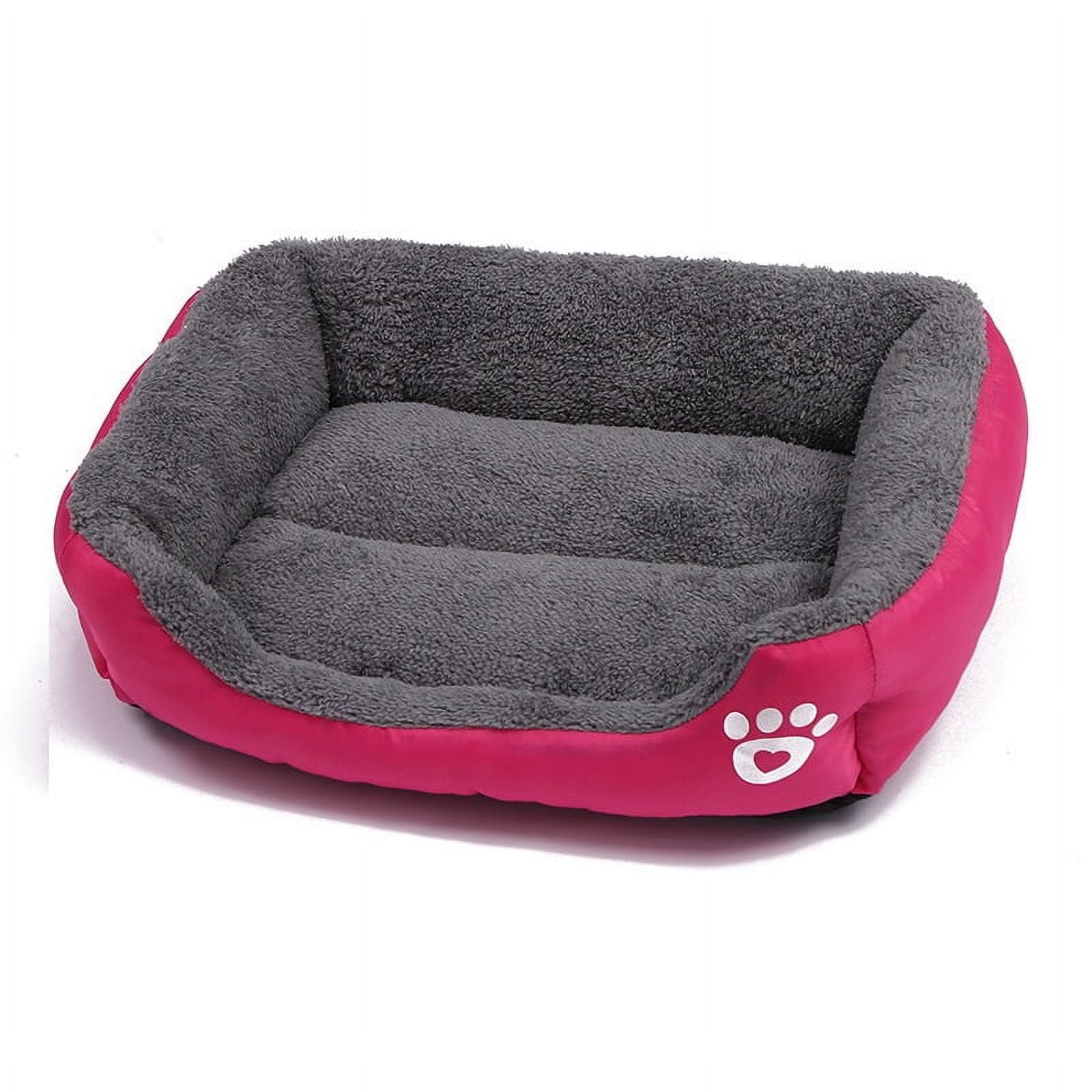Genérico - Cama Ultrasuave Para Mascotas Fuscia Talla Xl 80cm X 60cm