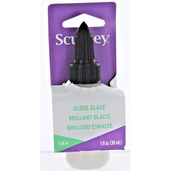 Barniz Sculpey Gloss Glaze no tóxico 1 fl oz (30 ml)