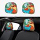 thumbnail image 1 of Fundas para Reposacabezas de Coche Desmarcar Hámsteres de Hamsterdale 2 Piezas, 1 of 6