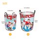 thumbnail image 5 of Las Nuevas Aventuras de Gilligan Cesta de lavandería de gran capacidad redonda con asa, bolsa para ropa sucia plegable, almacenamiento para dormitorio, baño y lavadero 44x35 cm, 5 of 6
