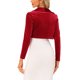 thumbnail image 3 of INSPIRE CHIC Chaqueta de Terciopelo Abierta con Manga Larga y Cuello con Solapa para Mujer, Talla M, Rojo, 3 of 6