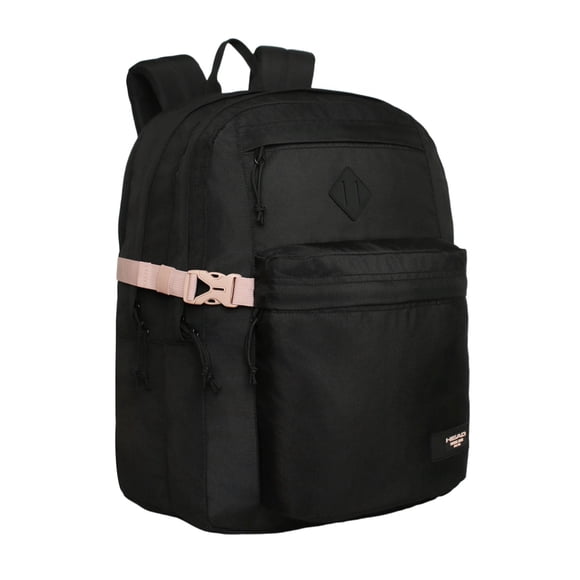 Mochila Grande Mujer Katana 45L Negro Rosado Head