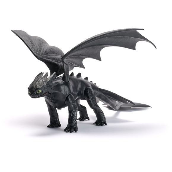 Figura de acción Dreamworks Dragons Plasma Sounds Night Fury 33 cm