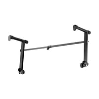 Magideal - Accesorio De Soporte Para Teclado De 2 Niveles, Altura Y Ancho Ajustables, Soporte Práctico Y Portátil, Estante Para Piano Electrónico Para Sintetizad