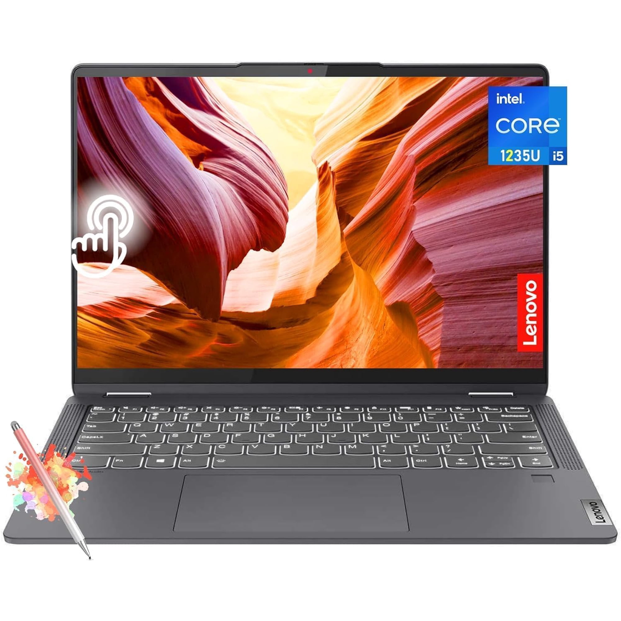 Ordenador Portátil Lenovo Flex 5i 14 Fhd Con Pantalla Táctil 2 En 1, 8 Gb, 512 Gb, Ssd