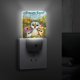 thumbnail image 4 of Puffin Rock Luz nocturna LED con sensor de anochecer a amanecer para dormitorio, baño, pasillo, escaleras - Lámpara LED nocturna de enchufe, 0.5W - 1 pieza, 4 of 6