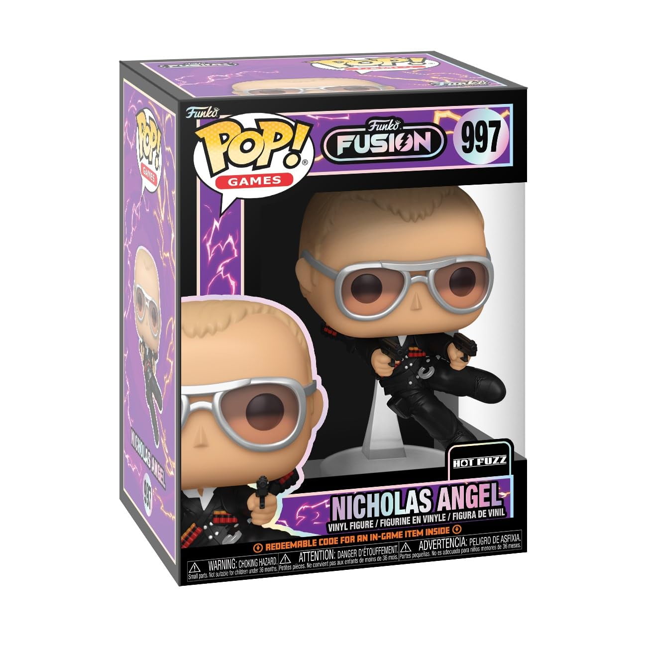 Figura De Vinilo Funko Pop! Juegos Fusion Nicholas Angel Hot Fuzz