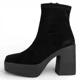 thumbnail image 3 of Botin Mujer Taco Alto Plataforma Negra Alquimia, 3 of 3