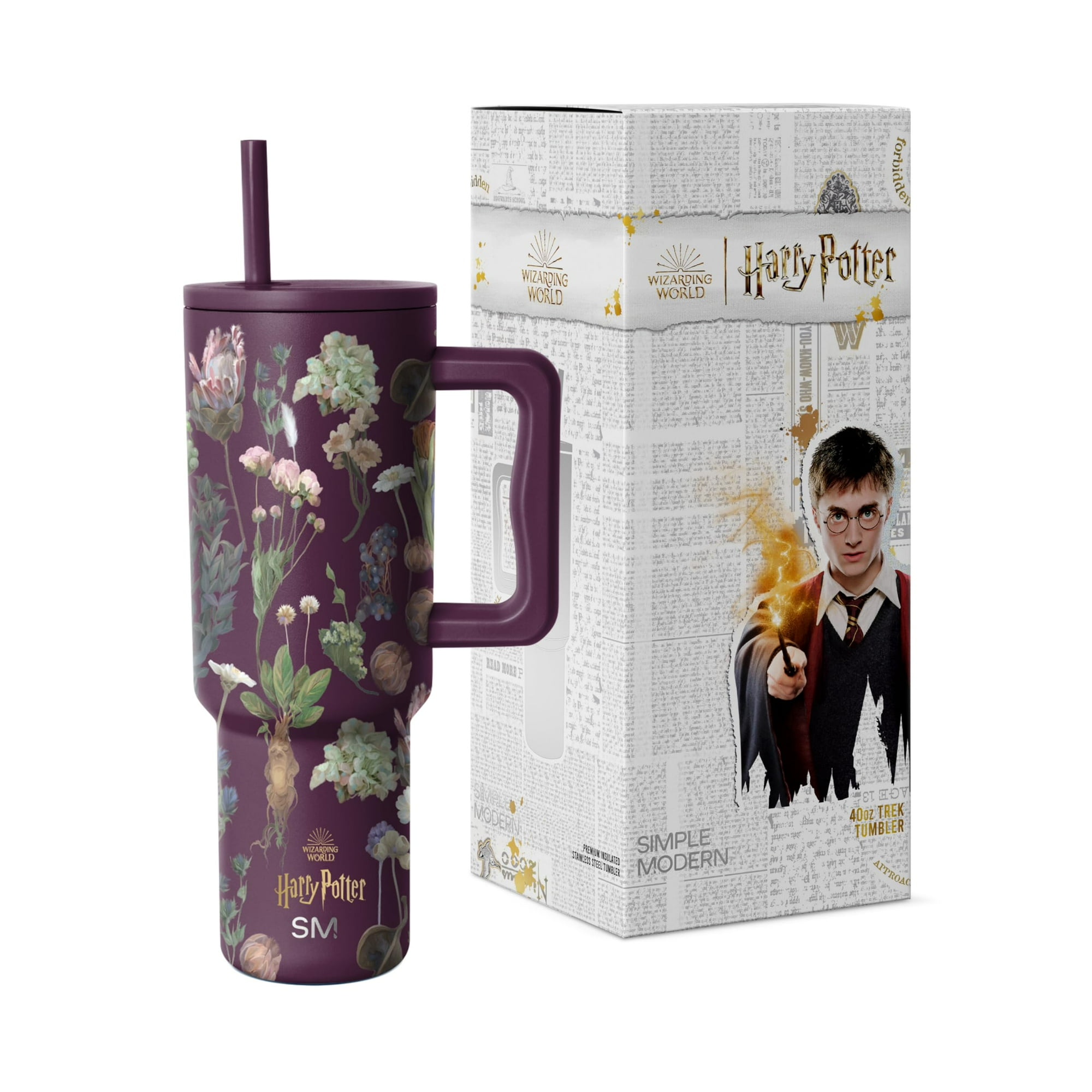 Simple Modern - Vaso Sencillo Y Moderno De Acero Inoxidable Harry Potter Trek, 1183 Ml