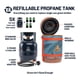 thumbnail image 2 of Tanque de propano Ignik Deluxe de 5 lb con manguera y estuche de transporte, 2 of 6