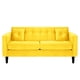 thumbnail image 1 of Sofa New Retro 3c Felpa 00 Amarillo, 1 of 6
