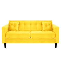 Bodevir - Sofa New Retro 3C Felpa 00 Amarillo