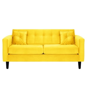 Bodevir - Sofa New Retro 3C Felpa 00 Amarillo