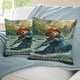 thumbnail image 3 of Paddington en Perú Fundas de almohada de terciopelo con tema, regalos de funda de almohada, decoración para el hogar, cojín de lanzar, regalo de cumpleaños para fans y parejas. 45cm x 45cm., 3 of 6