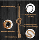 thumbnail image 5 of Pack X3 Lampara Colgante Cuerda Cañamo Vintage Soquete E27, 5 of 5