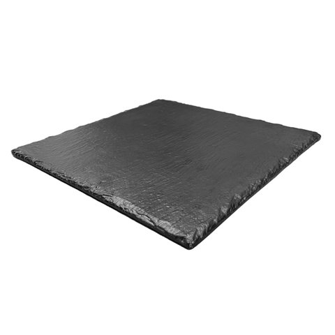 Imahe - Tabla Aperitivo Melamina Cuadrada 30X30X1 Cm Negra