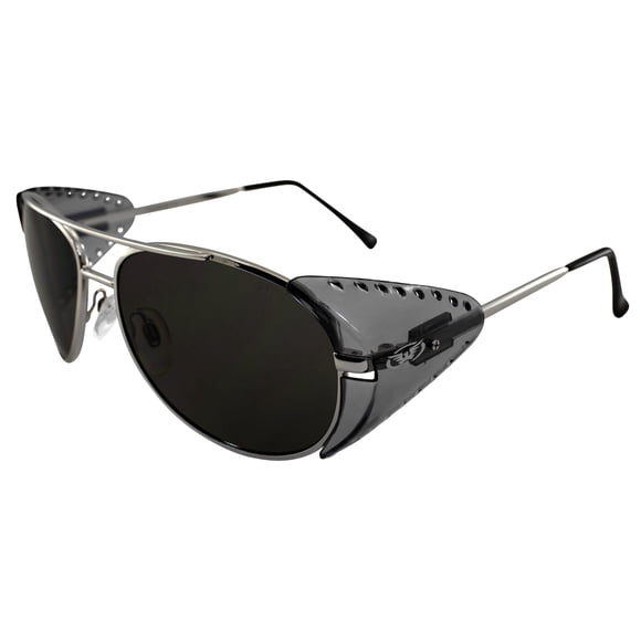 Gafas de sol Global Vision Aviator Z87 con lentes plateadas y ahumadas
