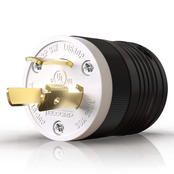 Enchufe de bloqueo ELEGRP NEMA L6-30P 30A 250V de grado industrial