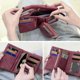thumbnail image 3 of Cartera PofeeXIO Bifold de cuero PU con bloqueo RFID - Morado, 3 of 7