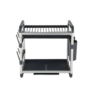 Genérico - Escurridor De Platos Moderno Bicolor De Aluminio Premium 02