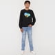 thumbnail image 4 of Polera Niño Teen ML Fun Negro Corona, 4 of 5